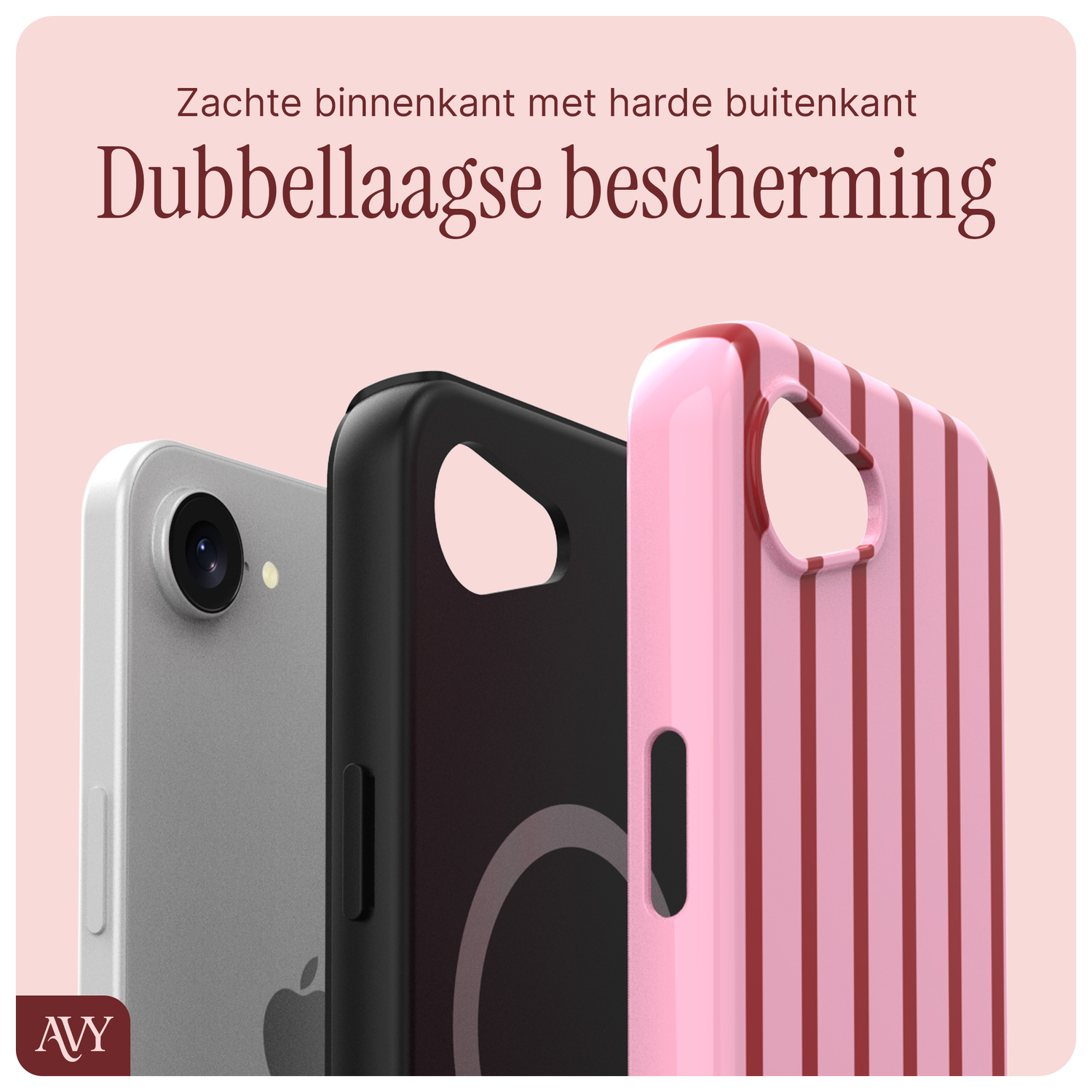 AVY Apple ìPhone 16e Hoesje MagSafe Back Cover - Linea Sol afbeelding 5