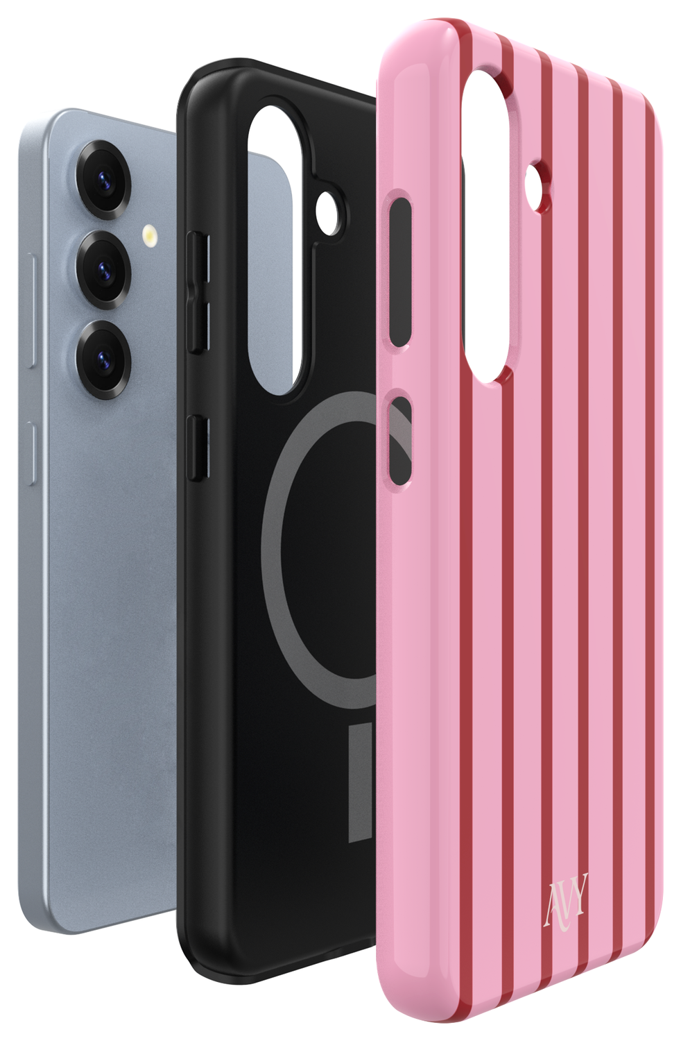 AVY Samsung Galaxy S24 Plus Hoesje MagSafe Back Cover Linea Sol afbeelding 14