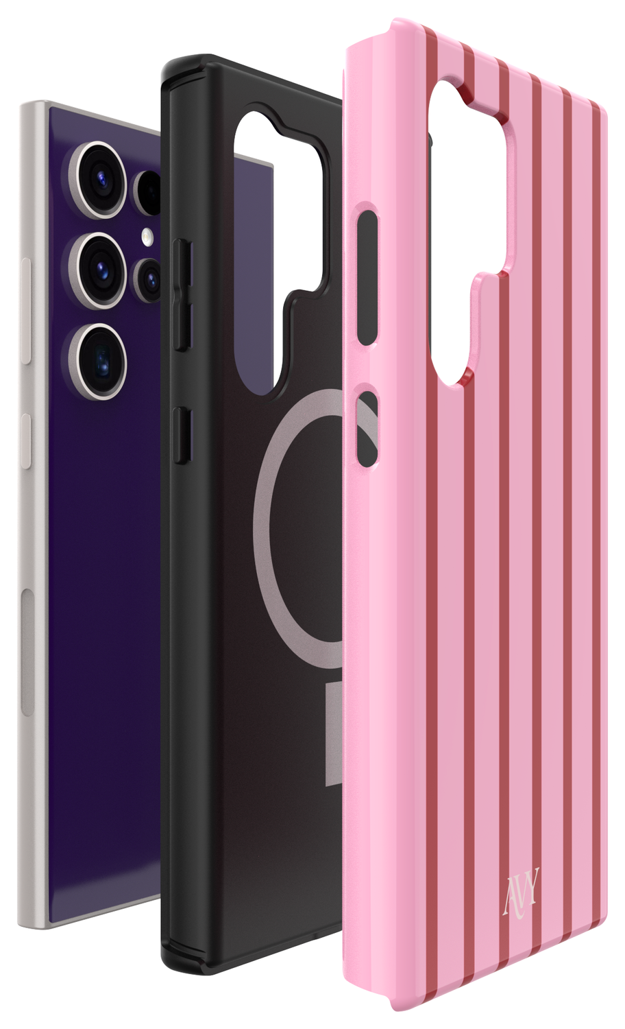 AVY Samsung Galaxy S24 Ultra Hoesje MagSafe Back Cover Linea Sol afbeelding 15