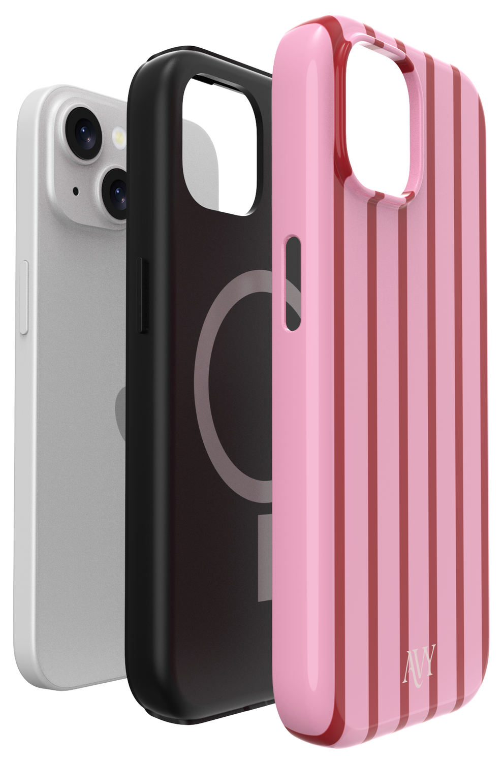 AVY Apple iPhone 14 / 13 Hoesje MagSafe Back Cover Linea Sol afbeelding 14