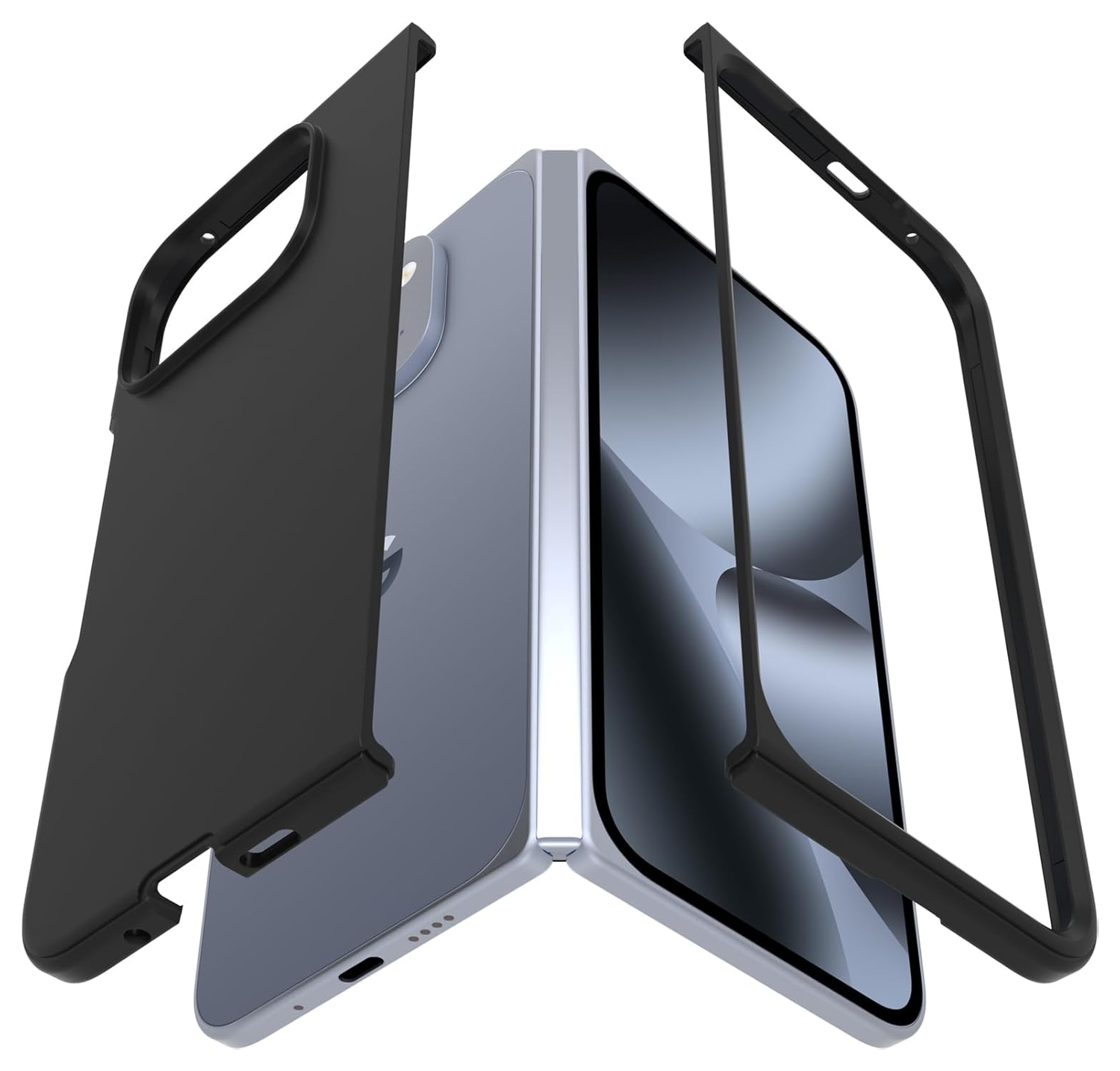 OtterBox Thin Flex MagSafe Google Pixel 10 Pro Fold Hoesje PixelSnap Zwart afbeelding 3