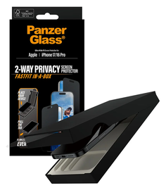 PanzerGlass FastFit Ultra-Wide iPhone 17 / 16 Pro Privacy Glass Screen Protector afbeelding