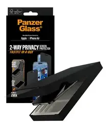 PanzerGlass FastFit Ultra-Wide iPhone Air Privacy Glass Screen Protector afbeelding