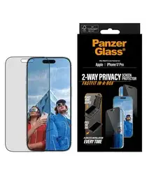 PanzerGlass FastFit Ultra-Wide iPhone 17 Pro Privacy Glass Screen Protector afbeelding