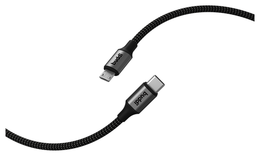Buddi Power 25W USB-C Oplader met Micro-USB Kabel 1M Grijs afbeelding 20