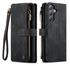 CaseMe C30 Samsung Galaxy S25 FE Hoesje Pasjeshouder Book Case Zwart afbeelding 1