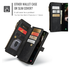 CaseMe C30 Samsung Galaxy S25 FE Hoesje Pasjeshouder Book Case Zwart afbeelding 4