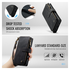 CaseMe C30 Samsung Galaxy S25 FE Hoesje Pasjeshouder Book Case Zwart afbeelding 6