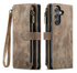 CaseMe C30 Samsung Galaxy S25 FE Hoesje Pasjeshouder Book Case Bruin