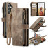 CaseMe C30 Samsung Galaxy S25 FE Hoesje Pasjeshouder Book Case Bruin afbeelding 2