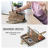 CaseMe C30 Samsung Galaxy S25 FE Hoesje Pasjeshouder Book Case Bruin afbeelding 5