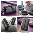 CaseMe C36 Samsung Galaxy S25 FE Hoesje Zipper Book Case Zwart afbeelding 2