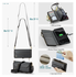 CaseMe C36 Samsung Galaxy S25 FE Hoesje Zipper Book Case Zwart afbeelding 5