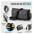 CaseMe C36 Samsung Galaxy S25 FE Hoesje Zipper Book Case Zwart afbeelding 7