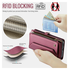 CaseMe C36 Samsung Galaxy S25 FE Hoesje Zipper Book Case Rood afbeelding 8