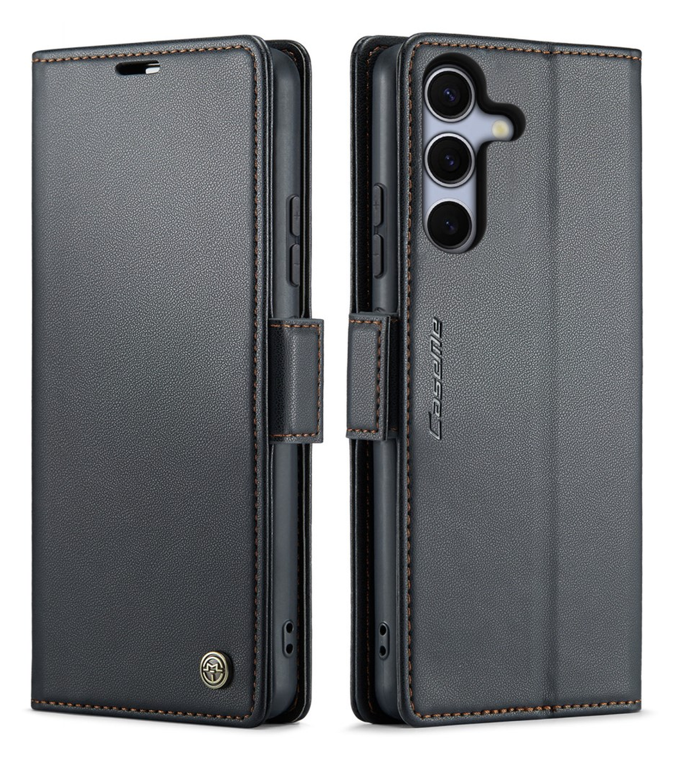 CaseMe 023 Samsung Galaxy S25 FE Hoesje RFID Book Case Zwart afbeelding 1