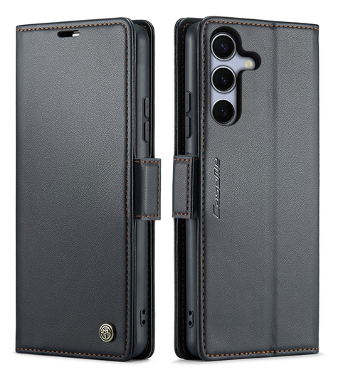 CaseMe 023 Samsung Galaxy S25 FE Hoesje RFID Book Case Zwart afbeelding 1