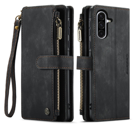 CaseMe C30 Samsung Galaxy A17 Hoesje Pasjeshouder Book Case Zwart