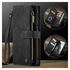 CaseMe C30 Samsung Galaxy A17 Hoesje Pasjeshouder Book Case Zwart afbeelding 8