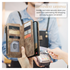 CaseMe C30 Samsung Galaxy A17 Hoesje Pasjeshouder Book Case Bruin afbeelding 4