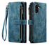 CaseMe C30 Samsung Galaxy A17 Hoesje Pasjeshouder Book Case Blauw