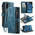 CaseMe C30 Samsung Galaxy A17 Hoesje Pasjeshouder Book Case Blauw afbeelding 2