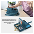 CaseMe C30 Samsung Galaxy A17 Hoesje Pasjeshouder Book Case Blauw afbeelding 6