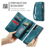 CaseMe 008 Samsung Galaxy A17 Hoesje 2-in-1 Book Case en Back Cover Blauw afbeelding 3