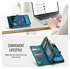 CaseMe 008 Samsung Galaxy A17 Hoesje 2-in-1 Book Case en Back Cover Blauw afbeelding 9