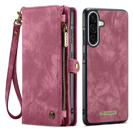 CaseMe 008 Samsung Galaxy A17 Hoesje 2-in-1 Book Case en Back Cover Rood