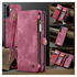 CaseMe 008 Samsung Galaxy A17 Hoesje 2-in-1 Book Case en Back Cover Rood afbeelding 10