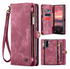 CaseMe 008 Samsung Galaxy A17 Hoesje 2-in-1 Book Case en Back Cover Rood afbeelding 2