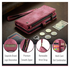 CaseMe 008 Samsung Galaxy A17 Hoesje 2-in-1 Book Case en Back Cover Rood afbeelding 5