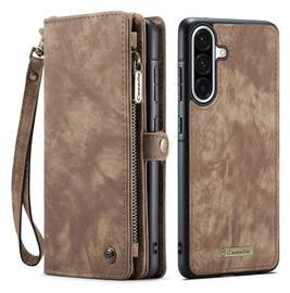 CaseMe 008 Samsung Galaxy A17 Hoesje 2-in-1 Book Case en Back Cover Bruin