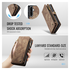 CaseMe 008 Samsung Galaxy A17 Hoesje 2-in-1 Book Case en Back Cover Bruin afbeelding 11