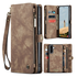CaseMe 008 Samsung Galaxy A17 Hoesje 2-in-1 Book Case en Back Cover Bruin afbeelding 2