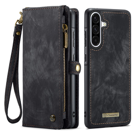 CaseMe 008 Samsung Galaxy A17 Hoesje 2-in-1 Book Case en Back Cover Zwart