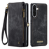 CaseMe 008 Samsung Galaxy A17 Hoesje 2-in-1 Book Case en Back Cover Zwart afbeelding 1