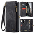 CaseMe 008 Samsung Galaxy A17 Hoesje 2-in-1 Book Case en Back Cover Zwart afbeelding 2
