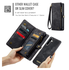 CaseMe 008 Samsung Galaxy A17 Hoesje 2-in-1 Book Case en Back Cover Zwart afbeelding 8