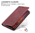 CaseMe 013 Samsung Galaxy A17 Hoesje Book Case met Standaard Rood afbeelding 5