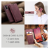 CaseMe 013 Samsung Galaxy A17 Hoesje Book Case met Standaard Rood afbeelding 8