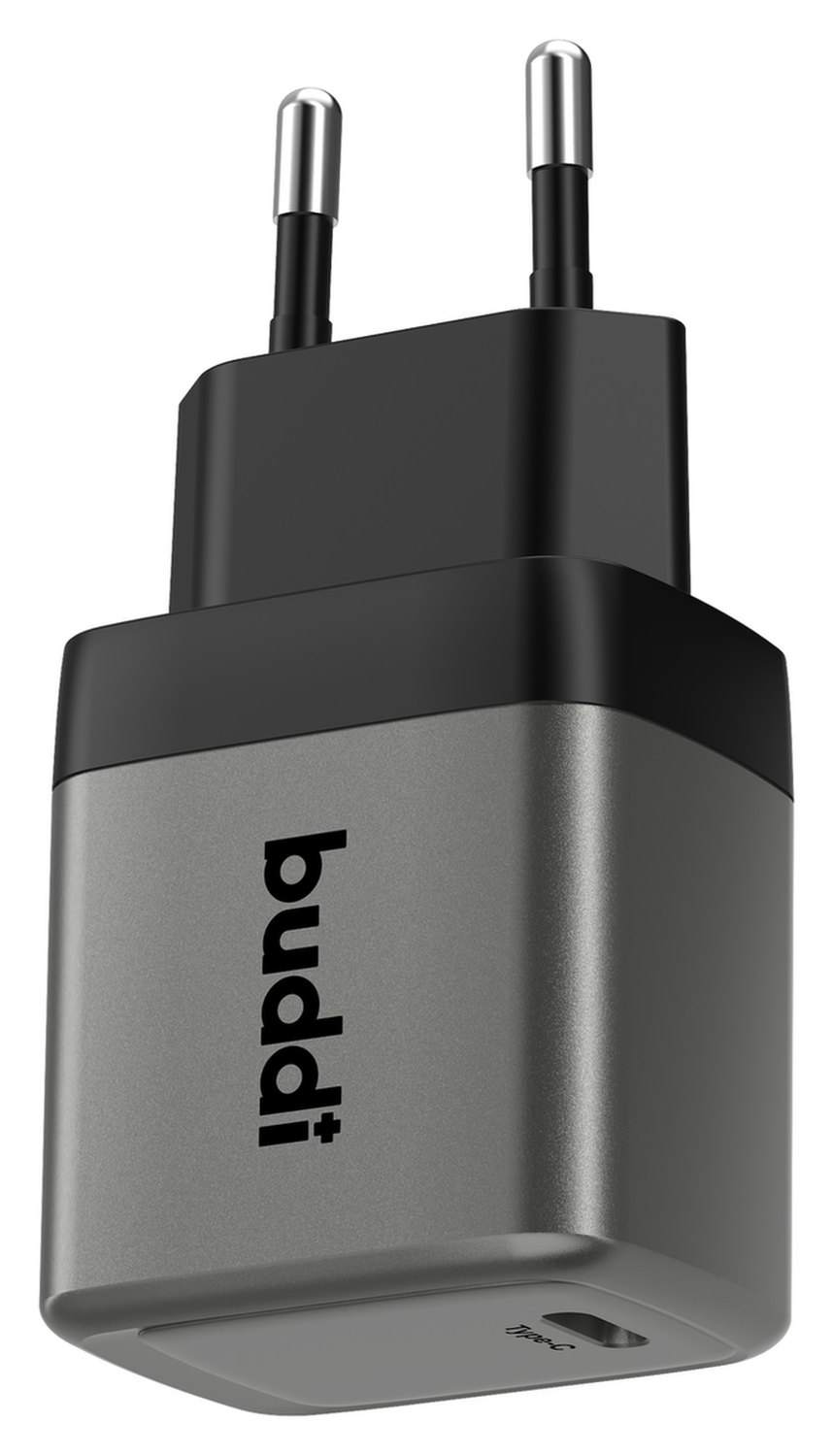 Buddi Power 25W USB-C Oplader met Micro-USB Kabel 2M Grijs afbeelding 16