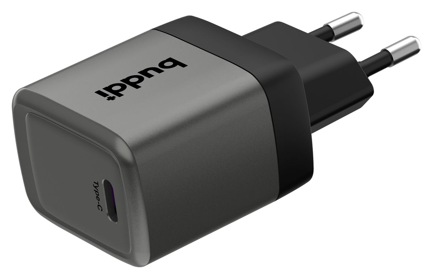 Buddi Power 25W USB-C Oplader met Micro-USB Kabel 2M Grijs afbeelding 17