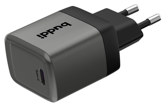 Buddi Power 25W USB-C Oplader met Micro-USB Kabel 2M Grijs afbeelding 17