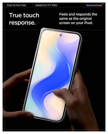 Spigen GLAS.tR EZ Fit Pro Google Pixel 10 Pro Fold Screen Protector 2-Pack afbeelding 8