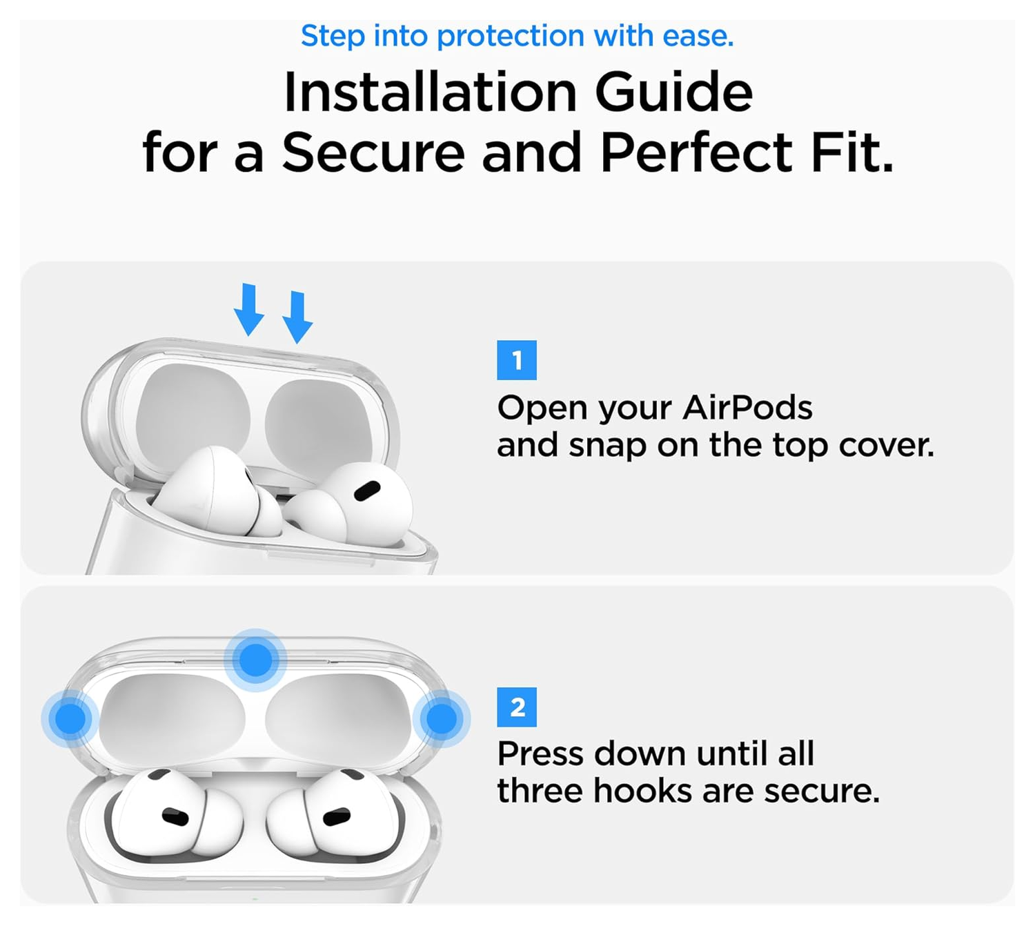 Spigen Liquid Crystal Case AirPods Pro 3 Hoesje Transparant afbeelding 8