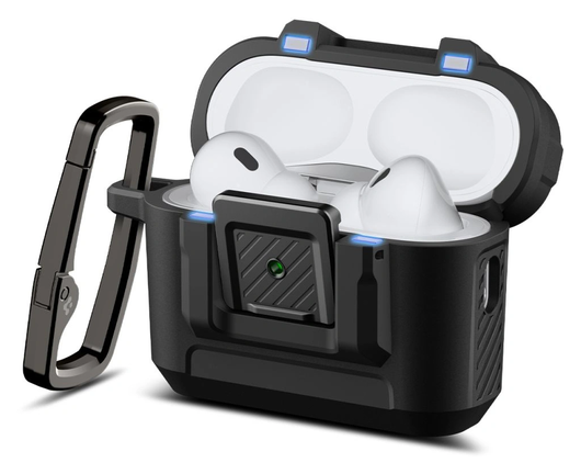 Spigen Lock Fit AirPods Pro 3 Hoesje Zwart afbeelding 3
