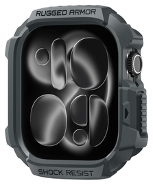 Spigen Rugged Armor 2  - Apple Watch 11/10 46MM Hoesje Bumper Case - Grijs