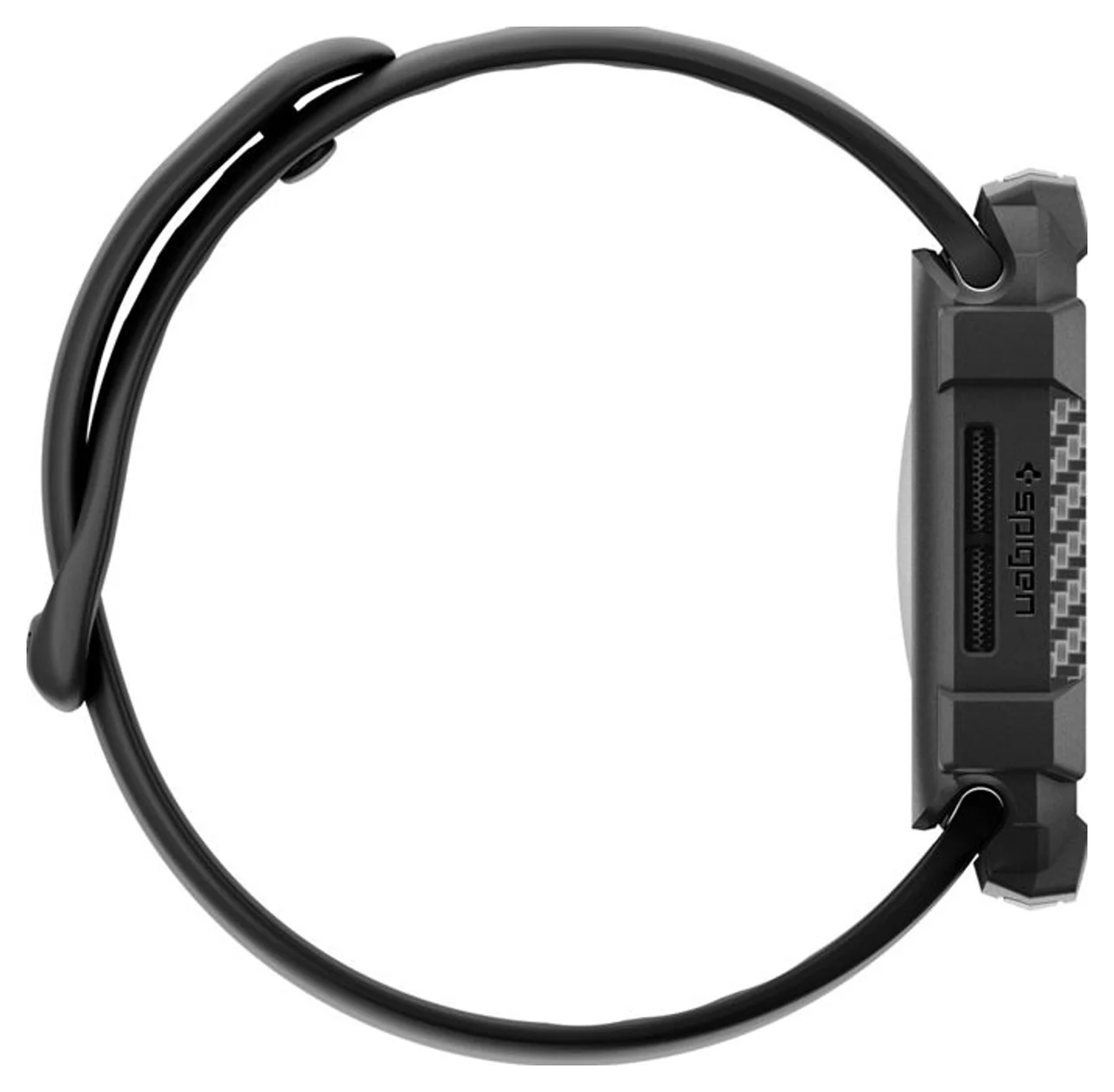 Spigen Rugged Armor 2  - Apple Watch 11/10 42MM Hoesje Bumper Case - Matte Zwart afbeelding 12